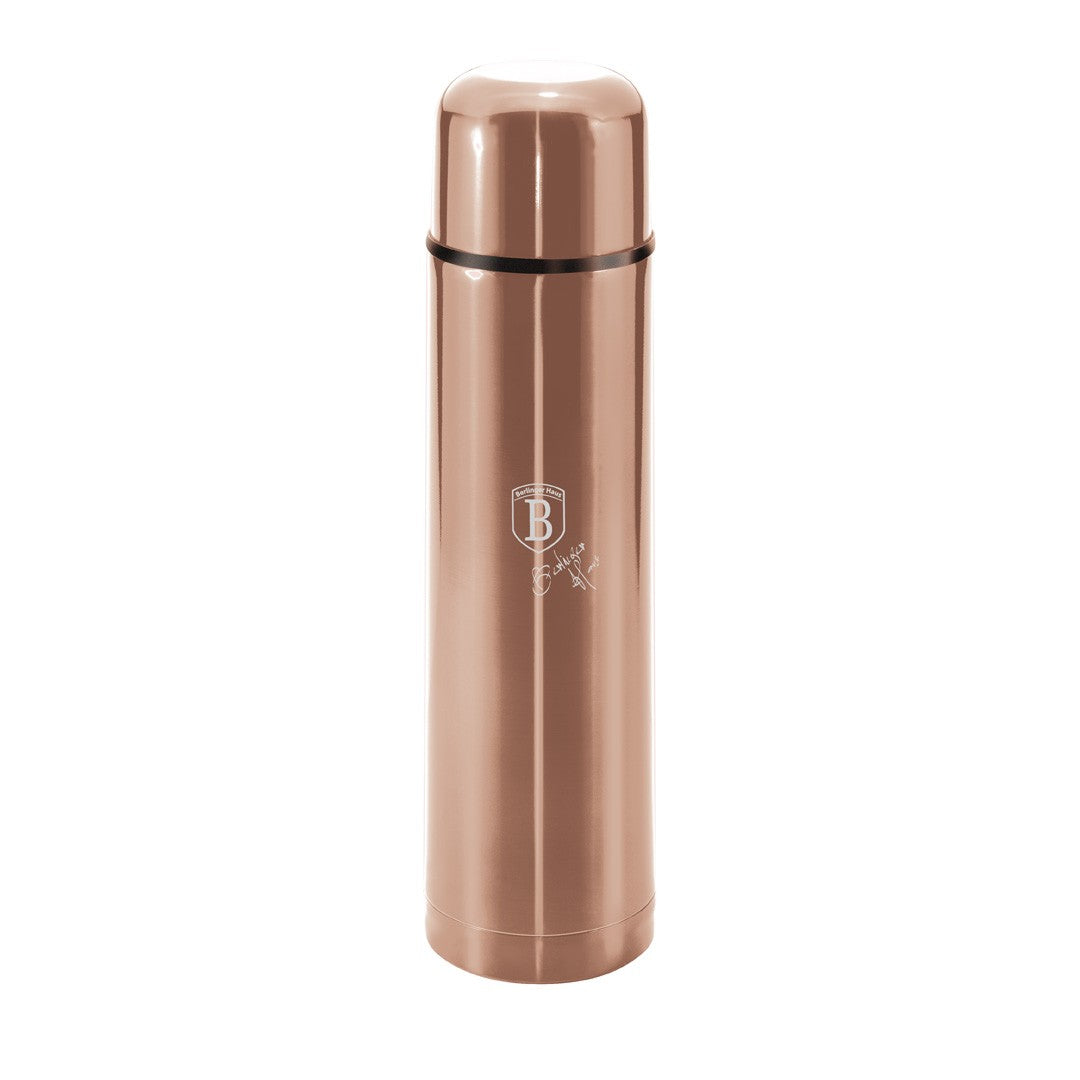 Berlinger Haus 1L Double Wall Stainless Steel Vacuum Flask - Metallic Rose Gold