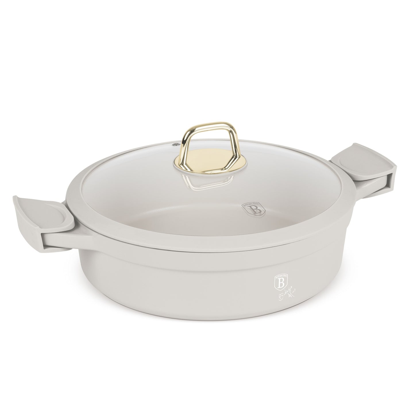 Berlinger Haus 28cm Titan Pro Non-Stick Coating Shallow Pot - Sahara