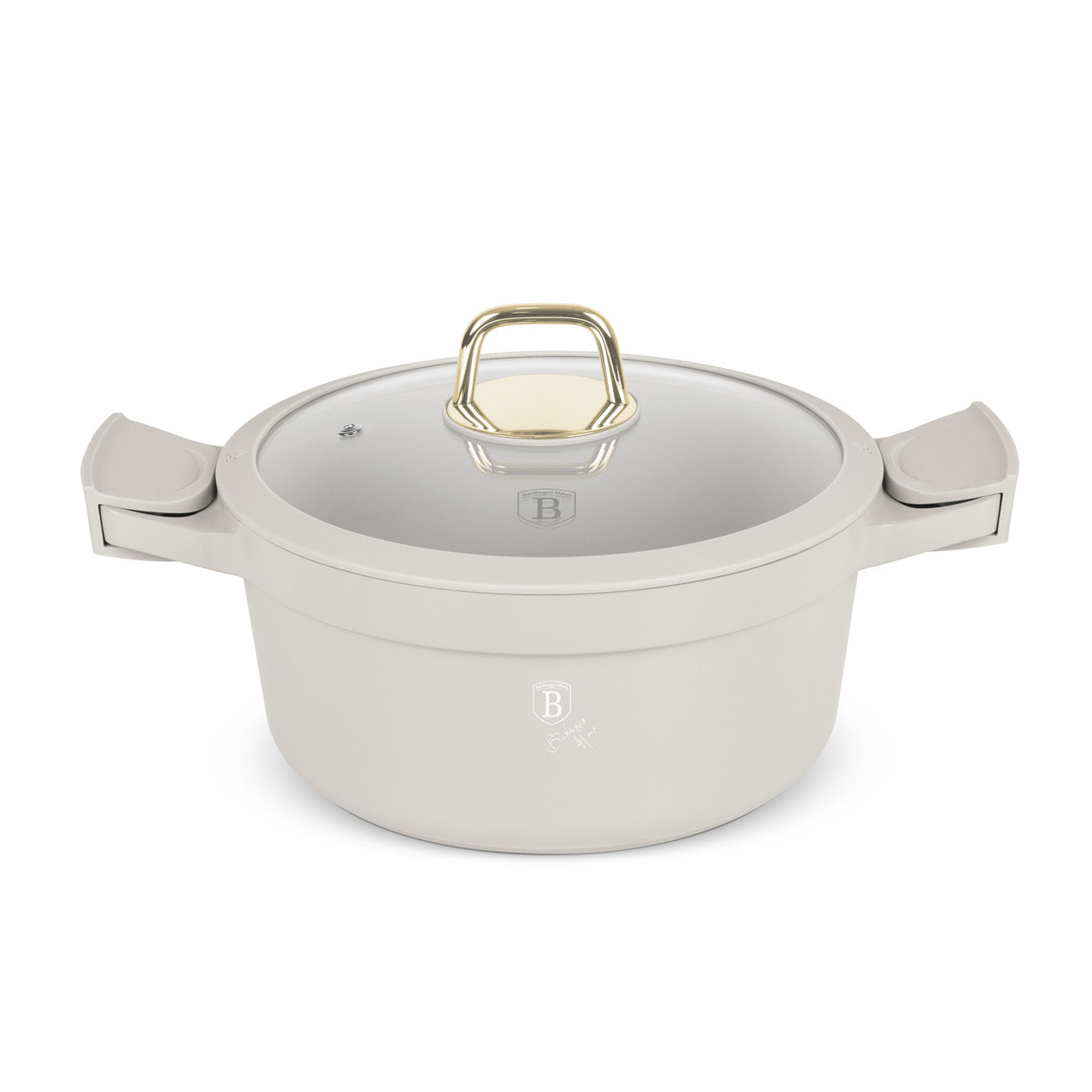 Berlinger Haus 24cm Titan Pro Non-Stick Coating Oven Safe Casserole – Sahara