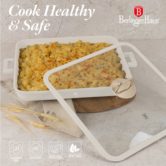 Berlinger Haus 34cm Titan Pro Non-Stick Coating Oven Safe Square Grill Pan – Sahara