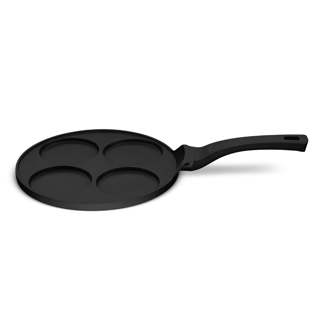Berlinger Haus 26cm 4 hole pancake pan - Matte Black