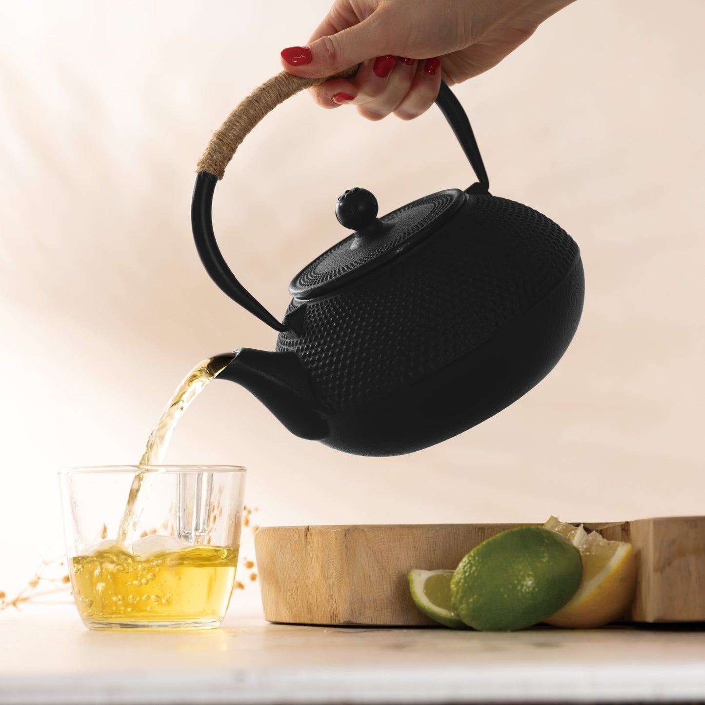 Berlinger Haus 1.2L Cast Iron Tea Pot with Stainless Steel Filter