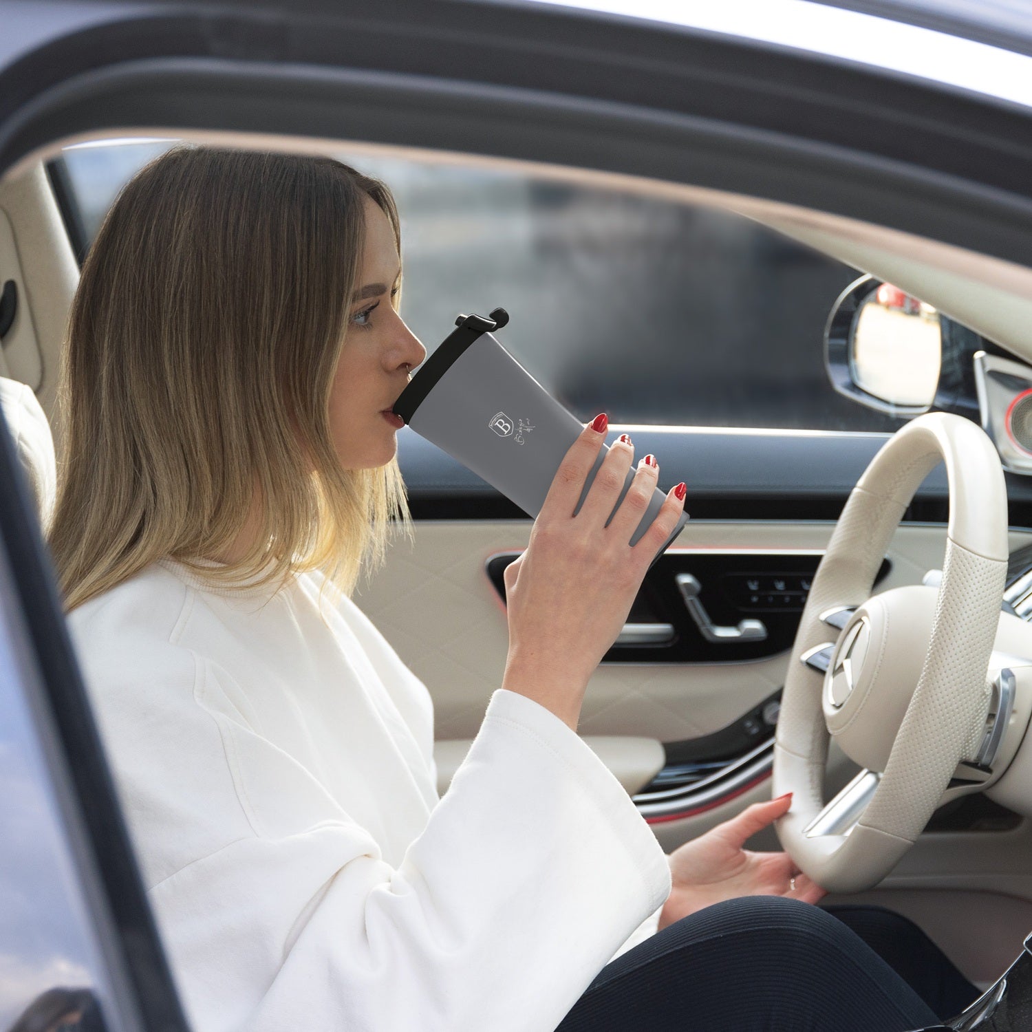 Berlinger Haus 500ml Thick-Walled Travel Coffee Mug - Aspen