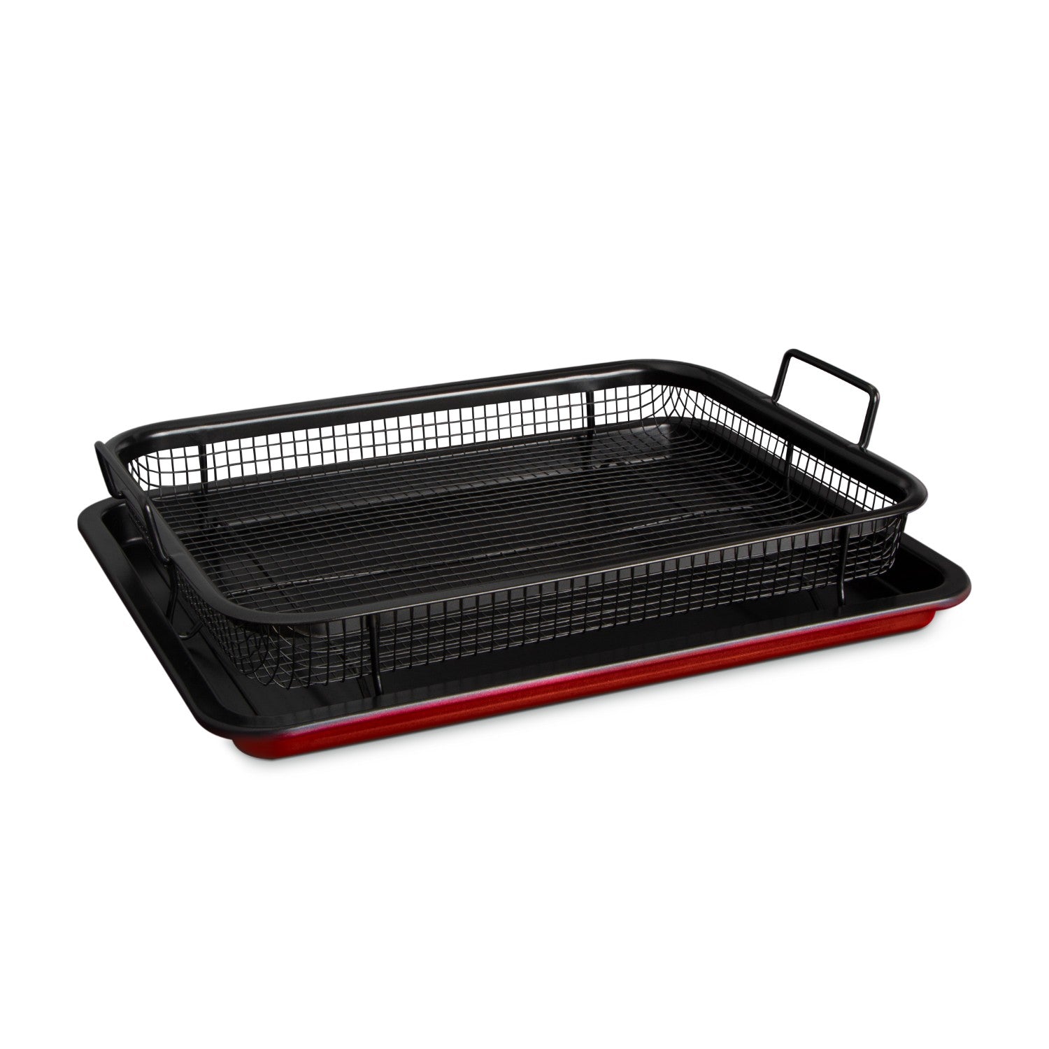 Berlinger Haus Titan Pro Non-Stick Baking Tray with Metal Basket - Metallic Burgundy