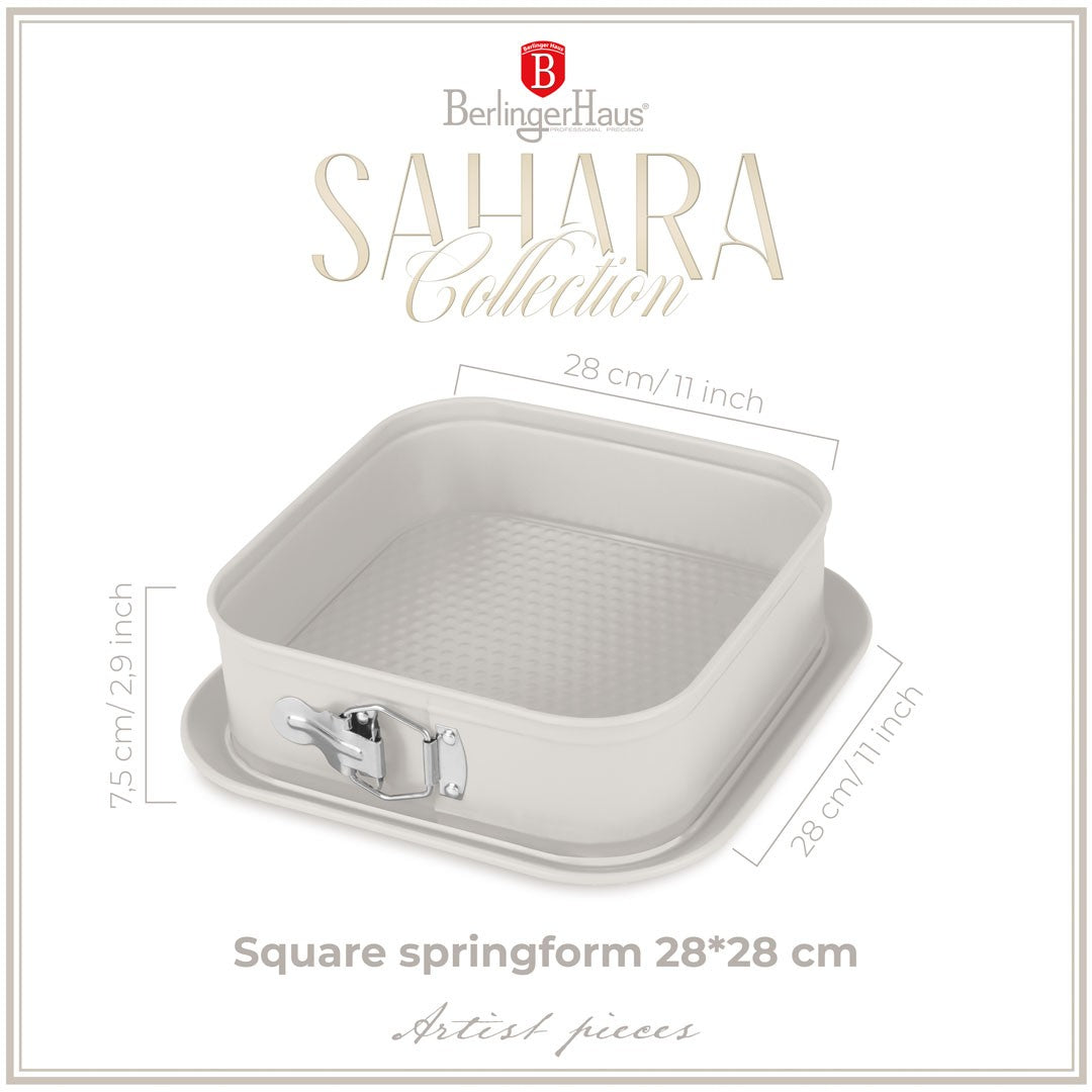 Berlinger Haus 28cm Square Springform - Sahara