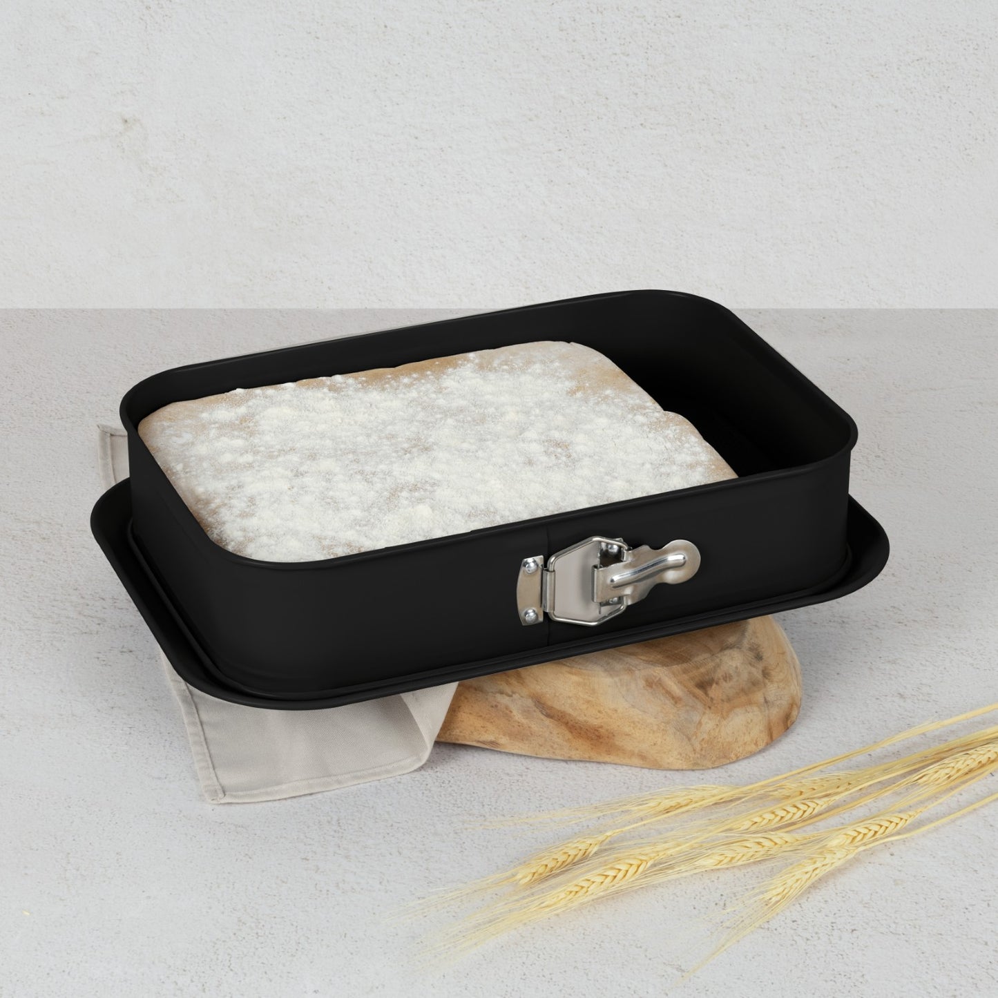 Berlinger Haus 39cm Titan Pro Non-Stick Rectangle Springform - Matt Black