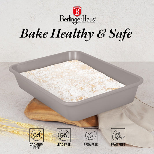 Berlinger Haus 40cm Oblong Roaster - Taupe