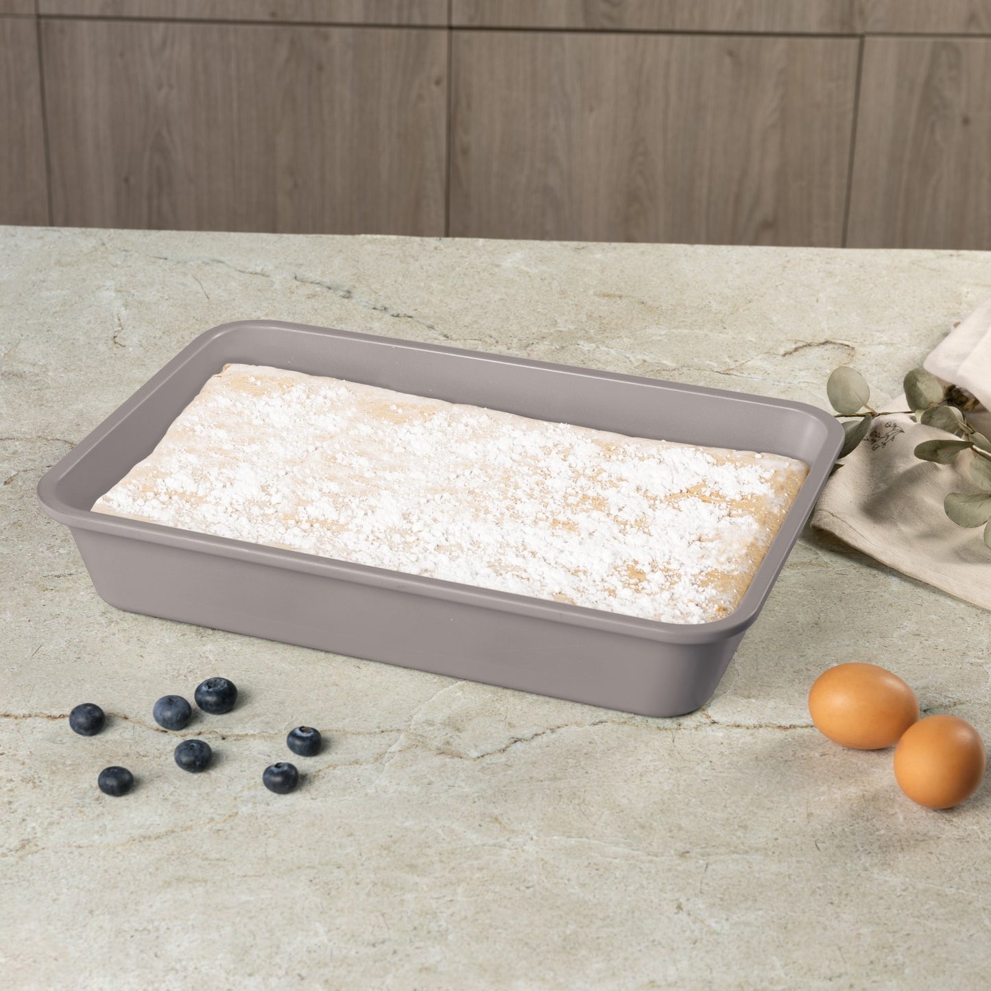 Berlinger Haus 40cm Oblong Roaster - Taupe