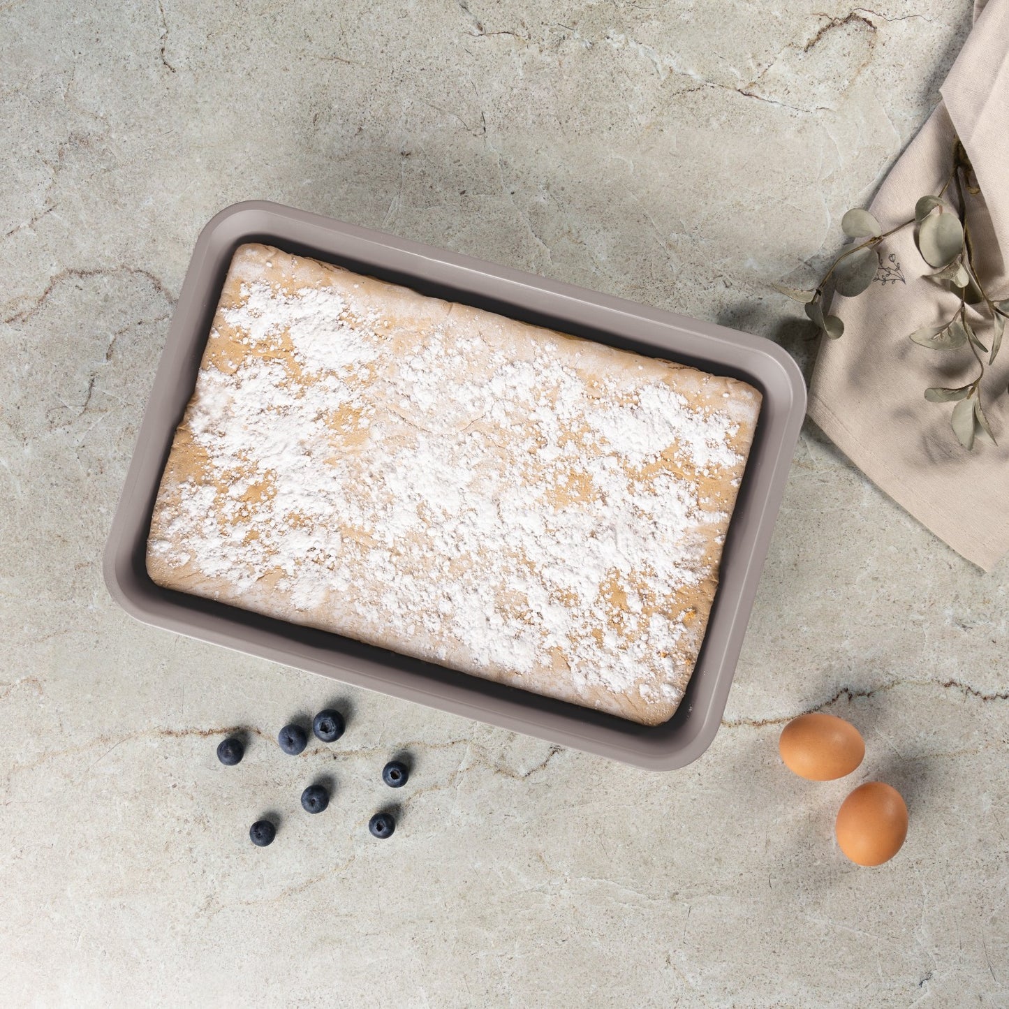 Berlinger Haus 40cm Oblong Roaster - Taupe