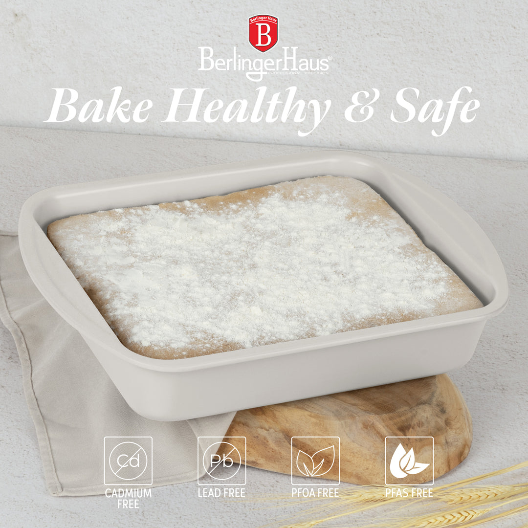 Berlinger Haus 40cm Titan Pro Non-Stick Coating Oblong Roaster - Sahara