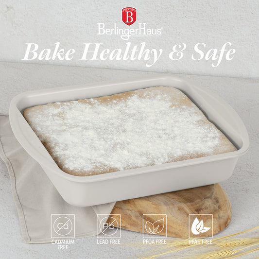 Berlinger Haus 40cm Titan Pro Non-Stick Coating Oblong Roaster - Sahara