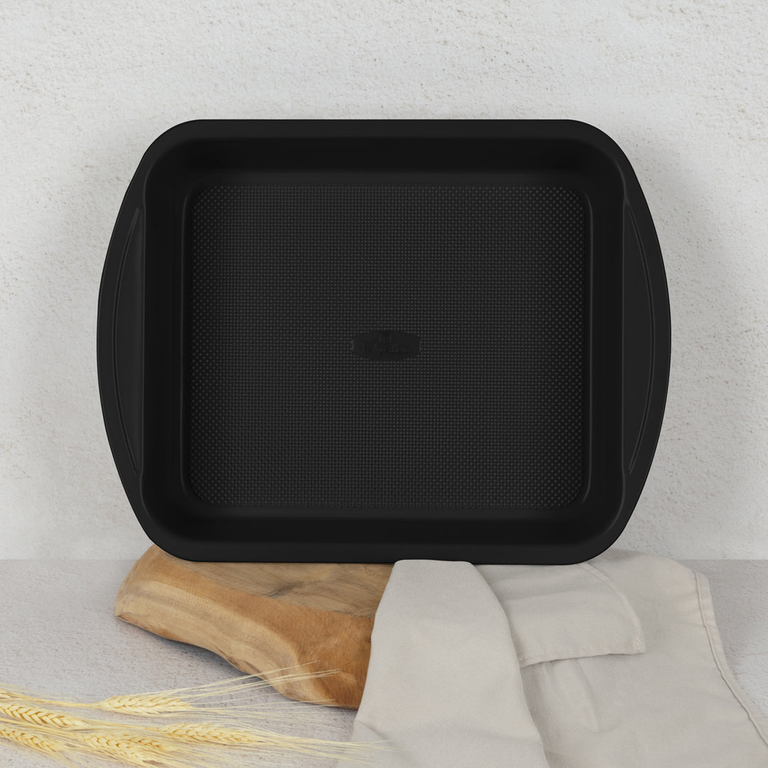 Berlinger Haus 40cm Titan Pro Non-Stick Oblong Roaster - Matte Black