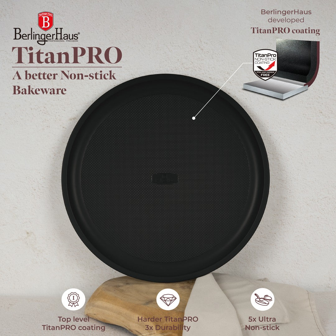 Berlinger Haus 36cm Titan Pro Non-Stick Pizza Pan - Leonardo