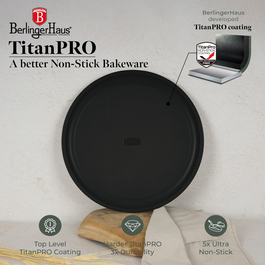 Berlinger Haus 36cm Pizza Pan - Matte Green