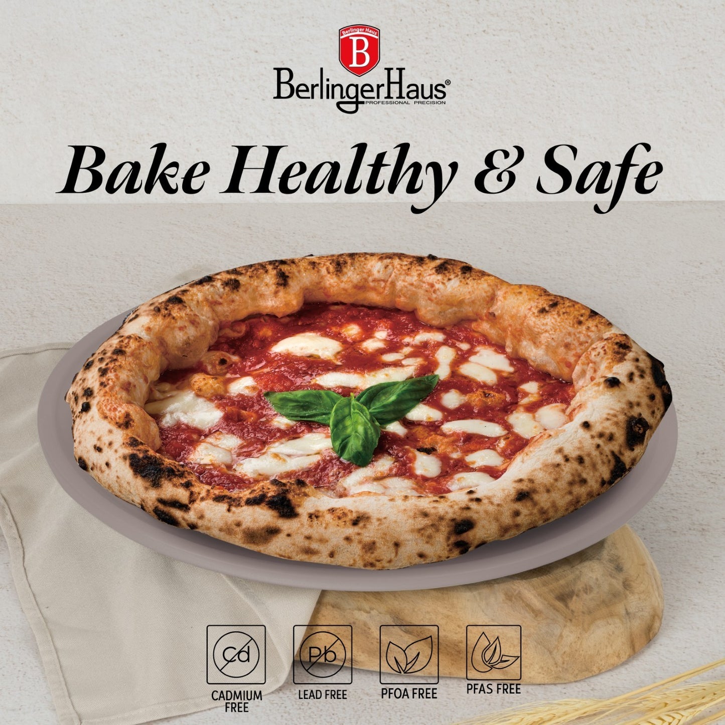 Berlinger Haus 36cm Pizza Pan - Taupe