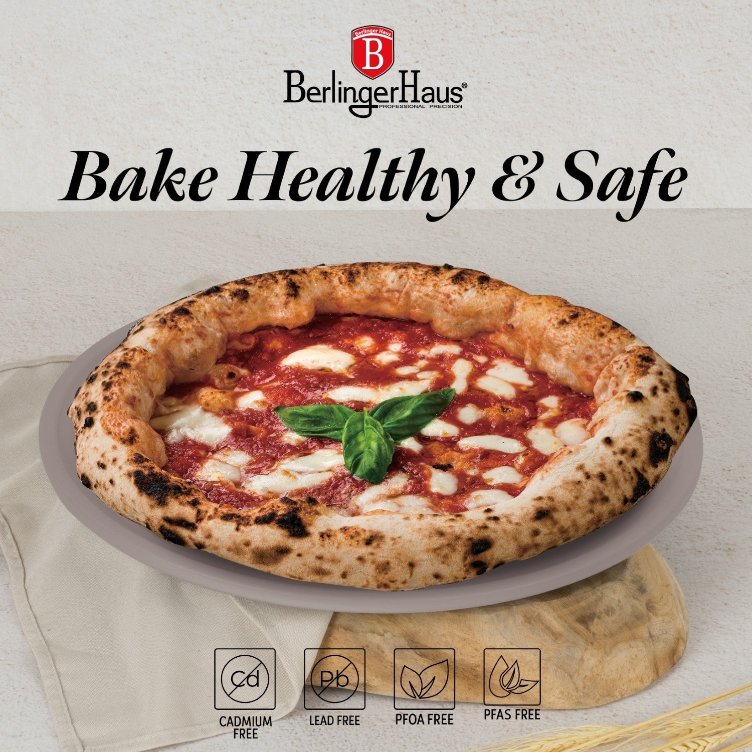Berlinger Haus 36cm Pizza Pan - Taupe