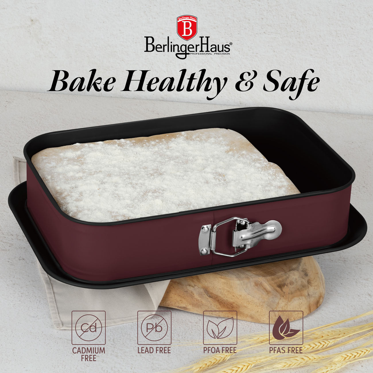 Berlinger Haus 39cm Titan Pro Non-Stick Coating Rectangle Springform – Leonardo