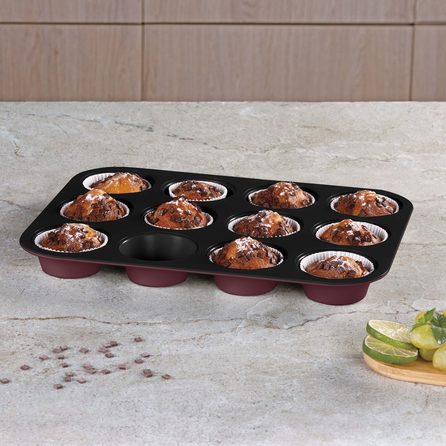 Berlinger Haus 12-Cup Titan Pro Non-Stick Coating Muffin Pan – Leonardo