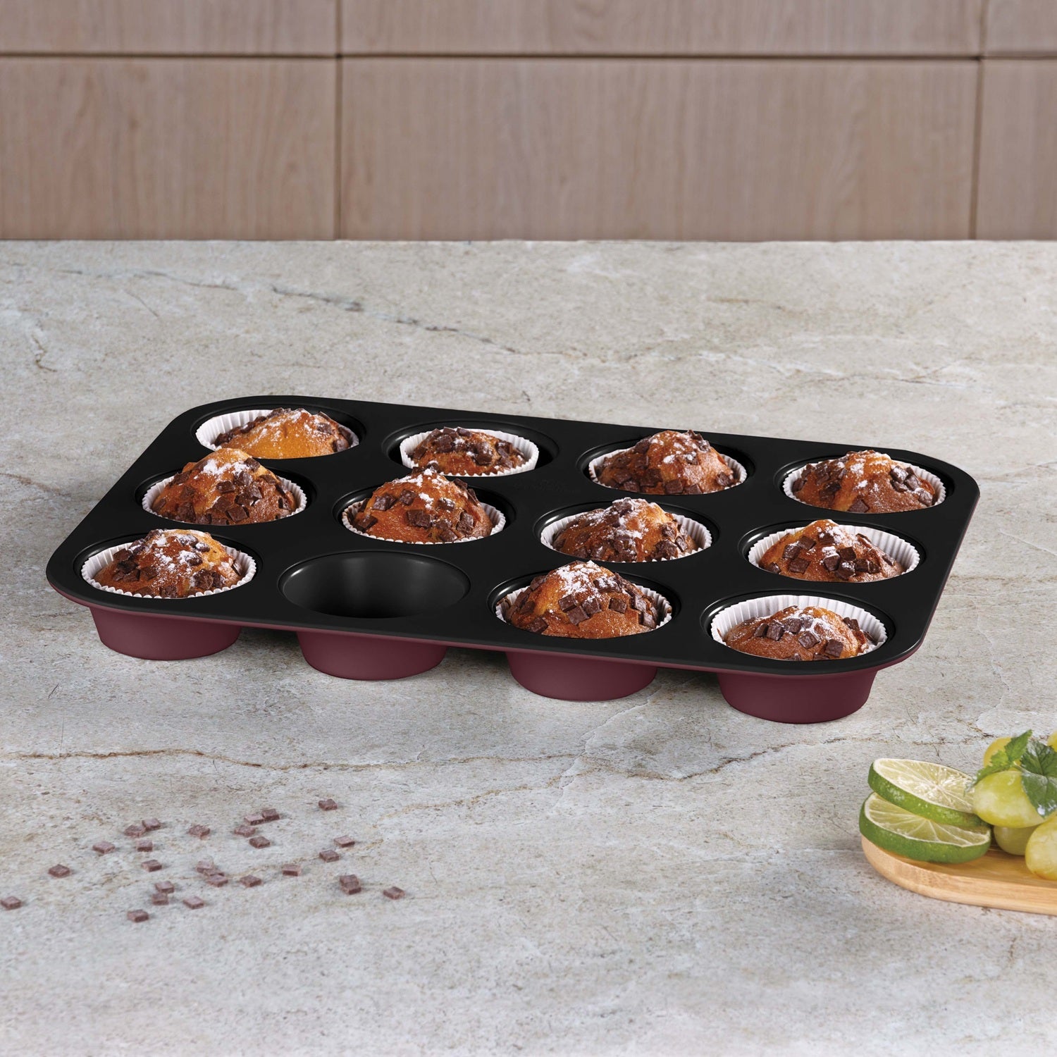 Berlinger Haus 12-Cup Titan Pro Non-Stick Coating Muffin Pan – Leonardo