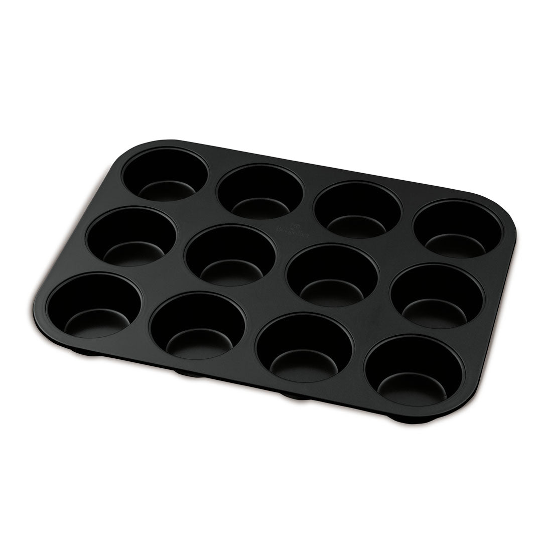 Berlinger Haus 12-Cup Titan Pro Non-Stick Coating Muffin Pan - Matte Black