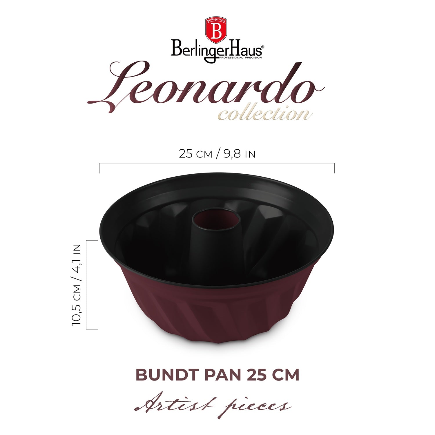 Berlinger Haus 25cm Titan Pro Non-Stick Coating Bundt Pan – Leonardo