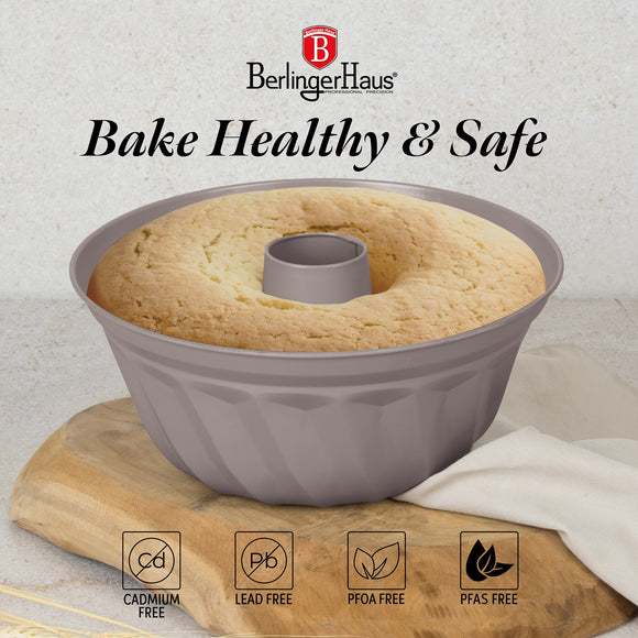 Berlinger Haus 25cm Titan Pro Non-Stick Coating Bundt Pan – Taupe