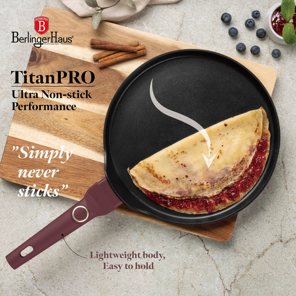 Berlinger Haus 28cm Titan Pro Non-Stick Coating Pancake Pan – Leonardo