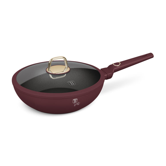 Berlinger Haus 28cm Titan Pro Non-Stick Coating Wok with Lid - Leonardo