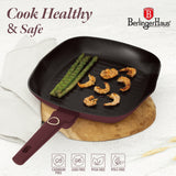 Berlinger Haus 28cm Titan Pro Non-Stick Coating Grill Pan with Lid - Leonardo