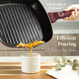 Berlinger Haus 28cm Titan Pro Non-Stick Coating Grill Pan with Lid - Leonardo