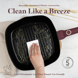 Berlinger Haus 28cm Titan Pro Non-Stick Coating Grill Pan with Lid - Leonardo
