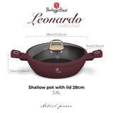 Berlinger Haus 28cm Titan Pro Non-Stick Coating Shallow Pot - Leonardo
