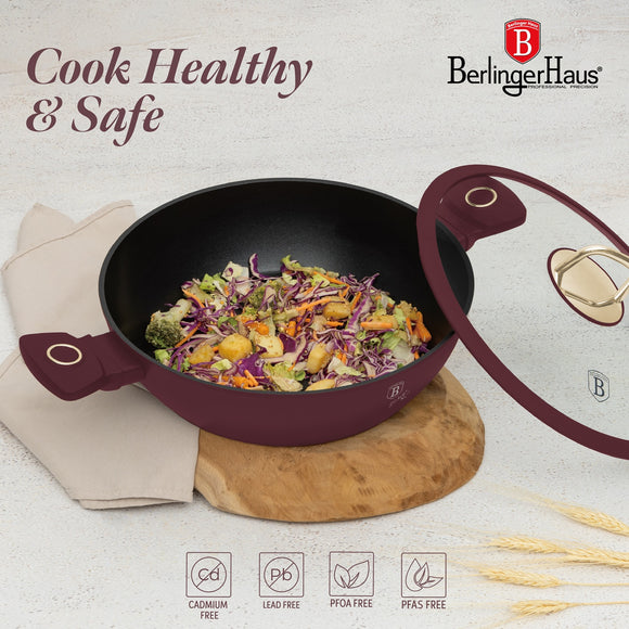 Berlinger Haus 28cm Titan Pro Non-Stick Coating Shallow Pot - Leonardo