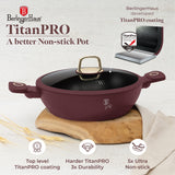 Berlinger Haus 28cm Titan Pro Non-Stick Coating Shallow Pot - Leonardo