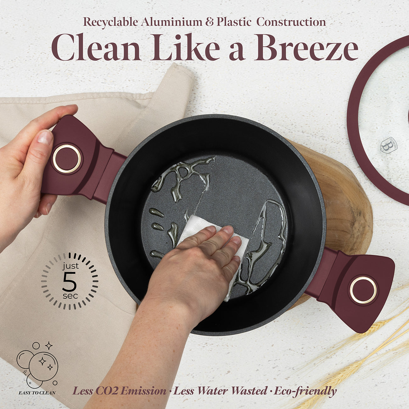 Berlinger Haus 24cm Titan Pro Non-Stick Coating Casserole - Leonardo