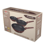 Berlinger Haus 3-Piece Non-Stick Titan Pro Coating Frypan Set - Leonardo