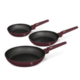 Berlinger Haus 3-Piece Non-Stick Titan Pro Coating Frypan Set - Leonardo