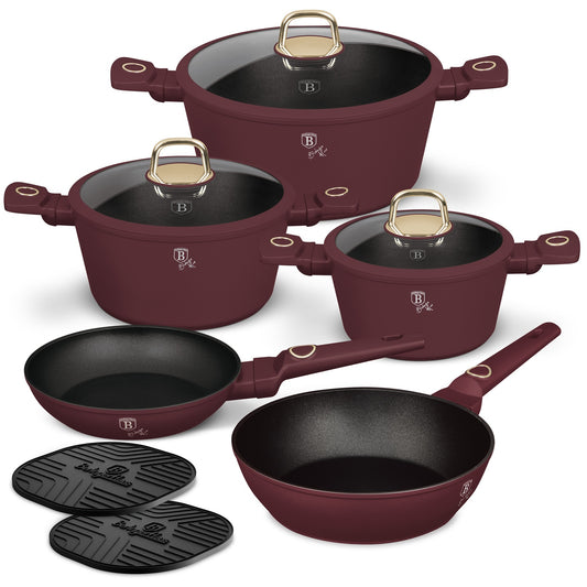 Berlinger Haus 10-Piece Titan Pro Non-Stick Coating Cookware Set - Leonardo