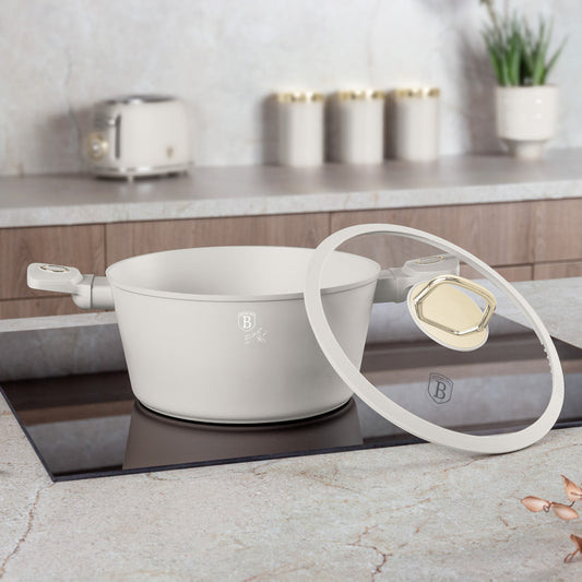 Berlinger Haus 24cm Non Stick Titan Pro Coating Casserole - Sahara