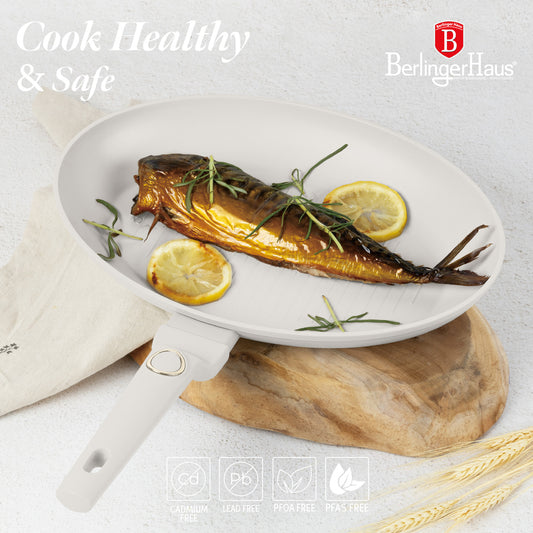 Berlinger Haus 35cm Titan Pro Non-Stick Coating Fish Pan – Sahara