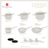 Berlinger Haus 15-Piece Non-Stick Titan Pro Coating Cookware Set - Sahara