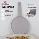 Berlinger Haus 25cm Titan Pro Non-Stick Coating Pancake Pan - Taupe