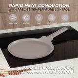 Berlinger Haus 28cm Titan Pro Non-Stick Coating Pancake Pan - Taupe