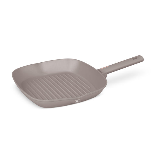 Berlinger Haus 28cm Titan Pro Non-Stick Coating Grill Pan - Taupe
