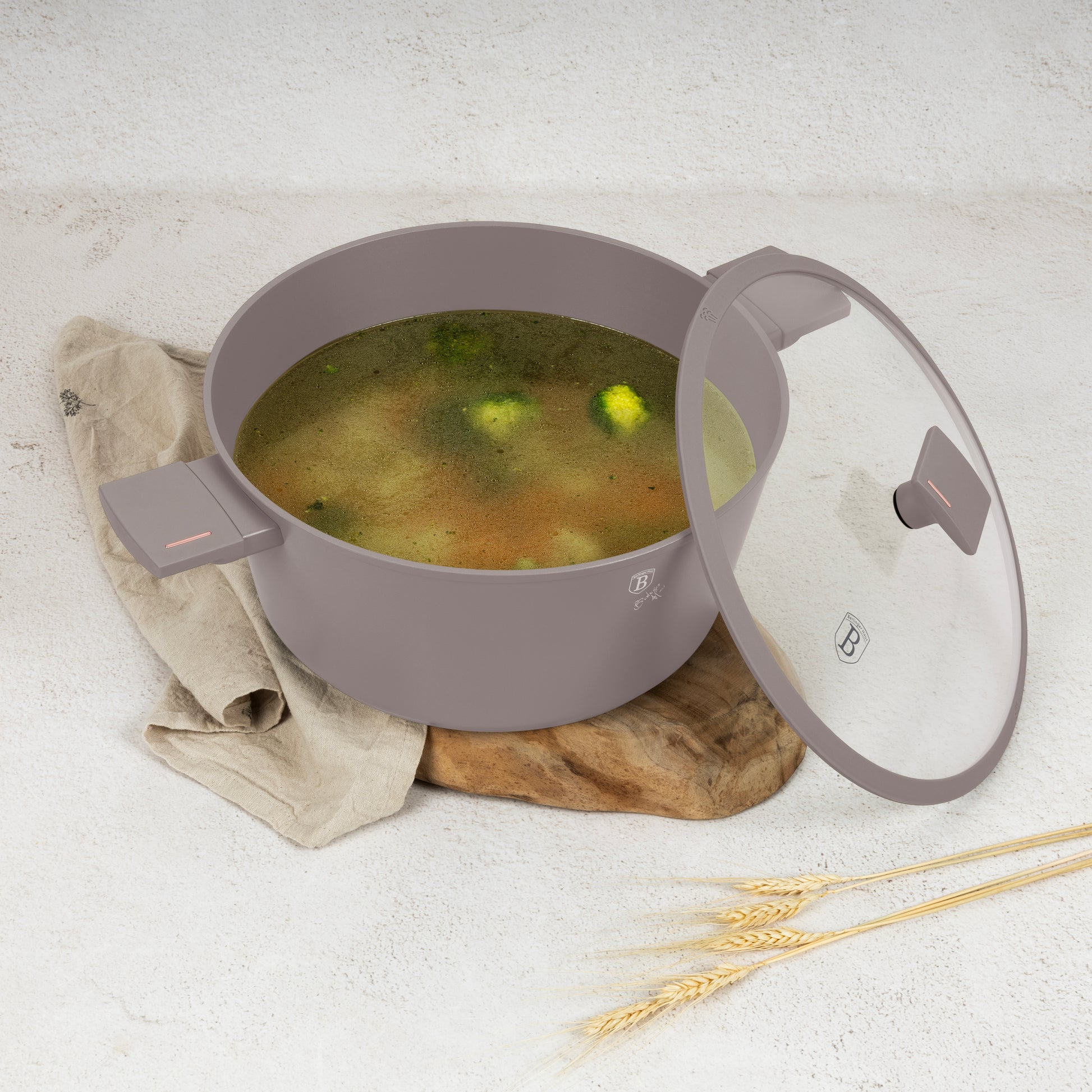 Berlinger Haus 30cm Titan Pro Non-Stick Coating Casserole – Taupe