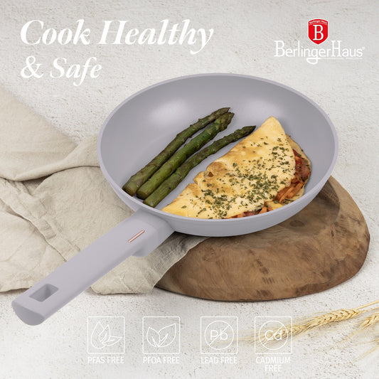 Berlinger Haus 3-Piece Titan Pro Non-Stick Coating Frypan Set - Taupe