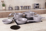 Berlinger Haus 10-Piece Non-Stick Titan Pro Coating Cookware Set - Taupe