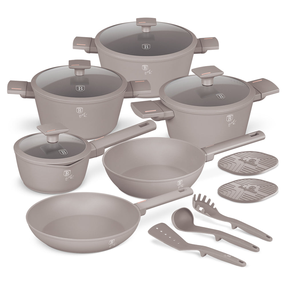 Berlinger Berlinger Haus 15-Piece Titan Pro Non-Stick Coating Cookware Set - Tau