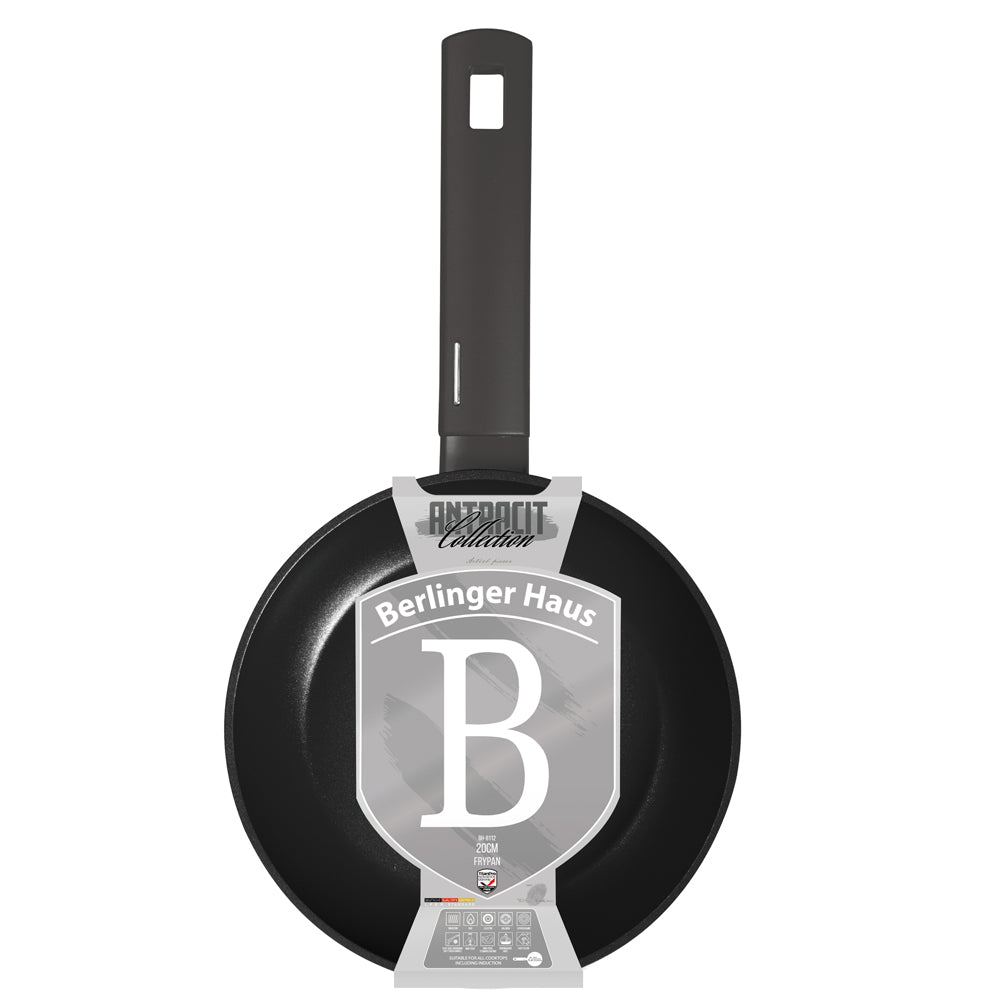 Berlinger Haus 20cm Non Stick Titan Pro Coating Frypan - Anthracite