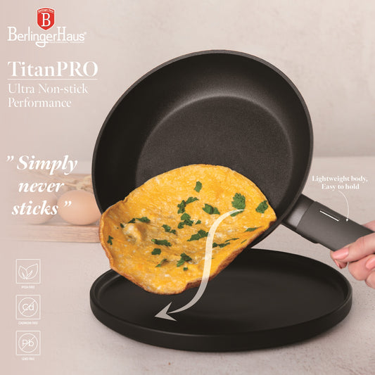 Berlinger Haus 30cm Titan Pro Non-Stick Coating Frypan - Anthracite
